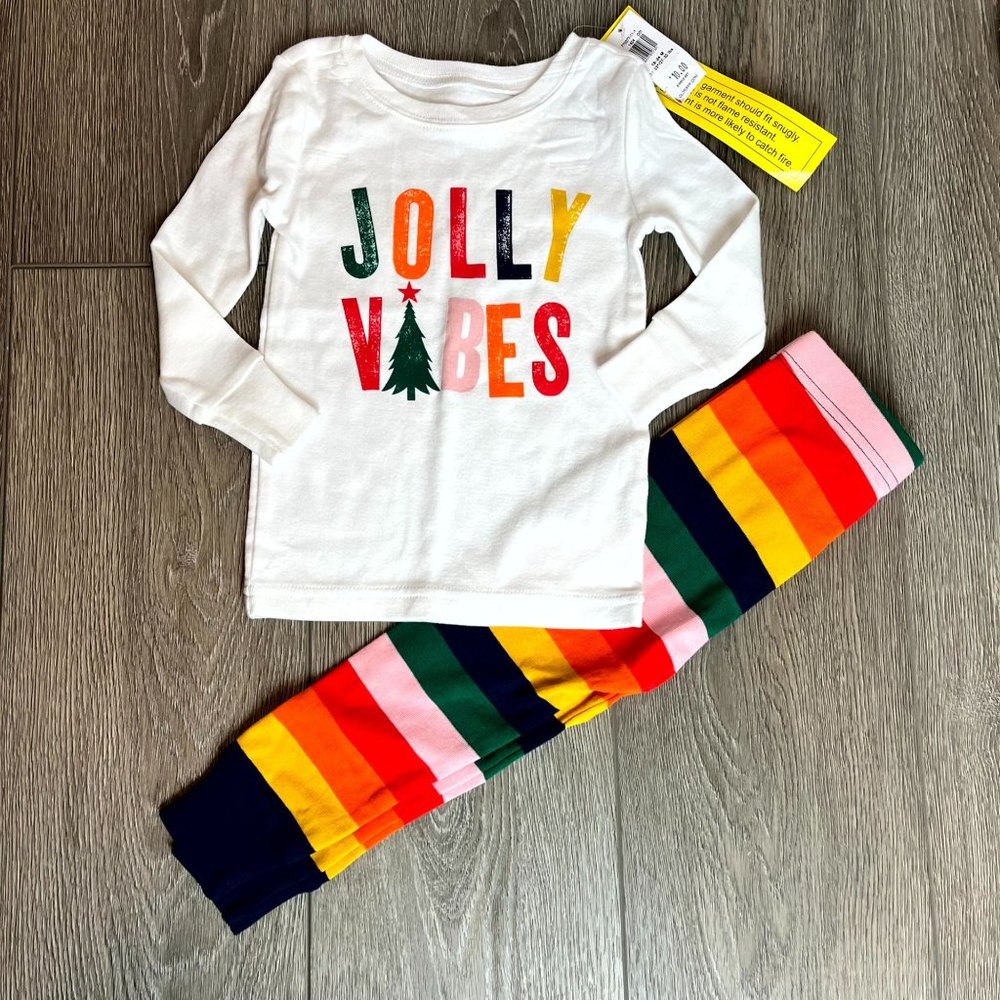 NWT Old Navy Jolly Vibes Pajamas Size 18-24 Monthsโ